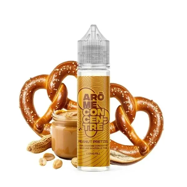 Lichid Longfill Liquideo 20ml - Peanut Pretzel