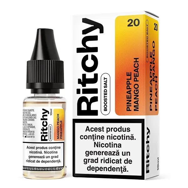 Lichid Ritchy Salt 10ml - Pineapple Mango Peach -10mg