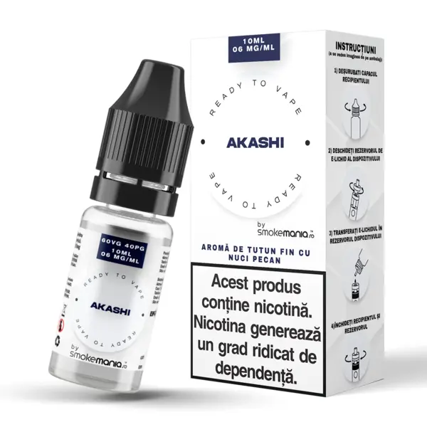 Lichid SmokeMania 10ml - Akashi - 06mg