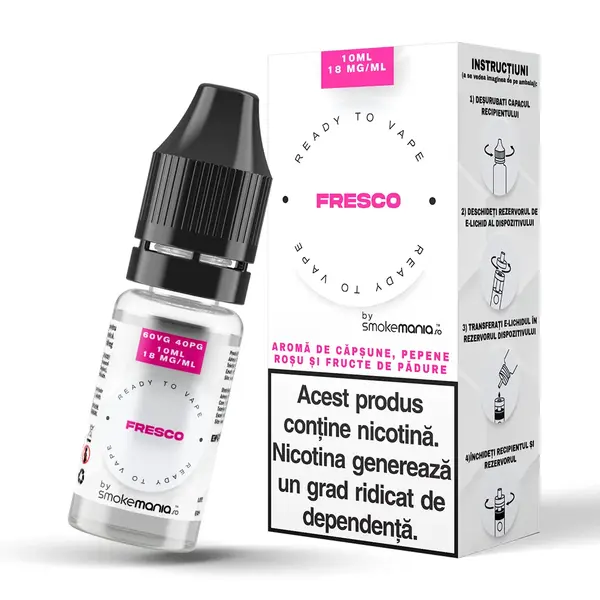 Lichid SmokeMania 10ml - Fresco - 18mg