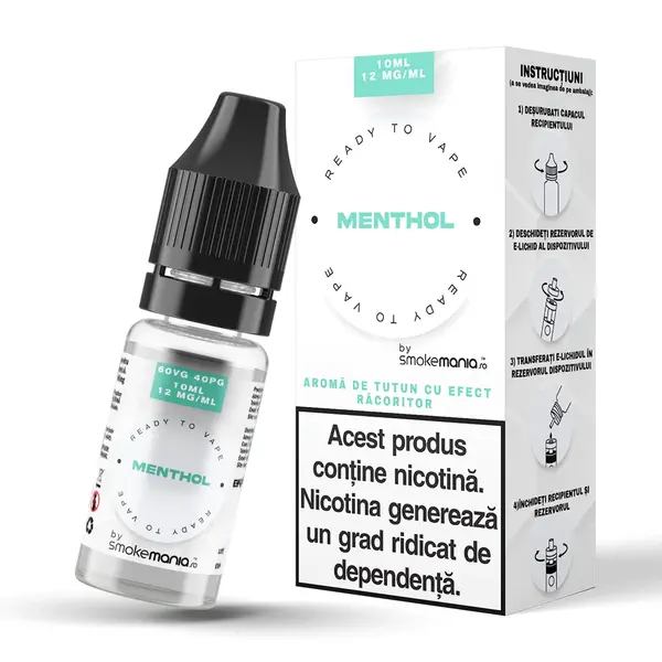 Lichid SmokeMania 10ml - Menthol - 12mg