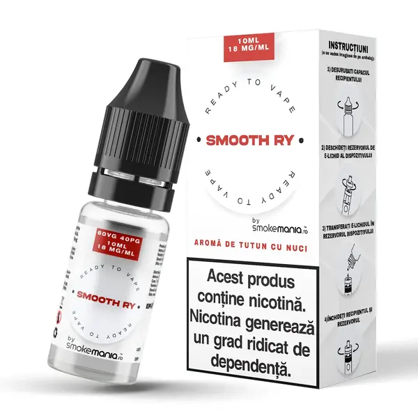 Lichid SmokeMania 10ml - Smooth RY - 18mg