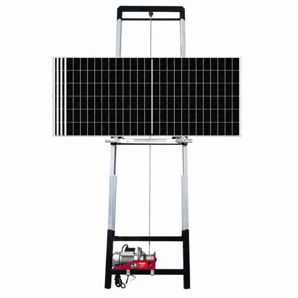 Lift panouri fotovoltaice 10–18 m, alimentare 220V - capacitate până la 220 kg