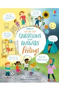 Lift-The-Flap Questions and Answers about Feelings - Lara Bryan