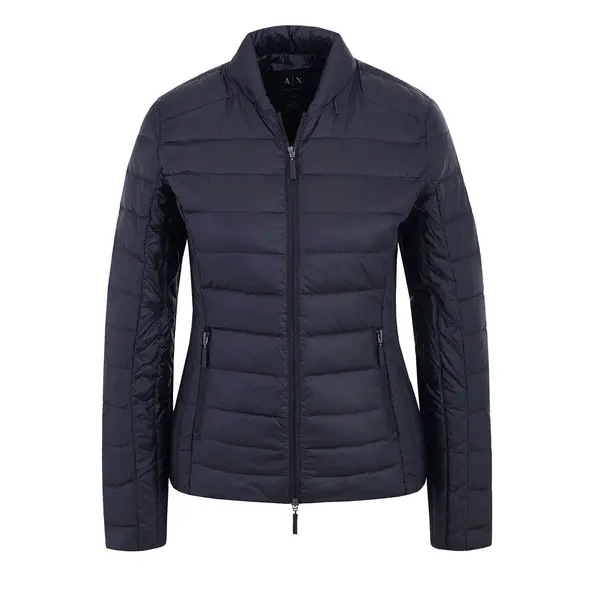 Lightweight quilted puffer jacket navy blue Xs