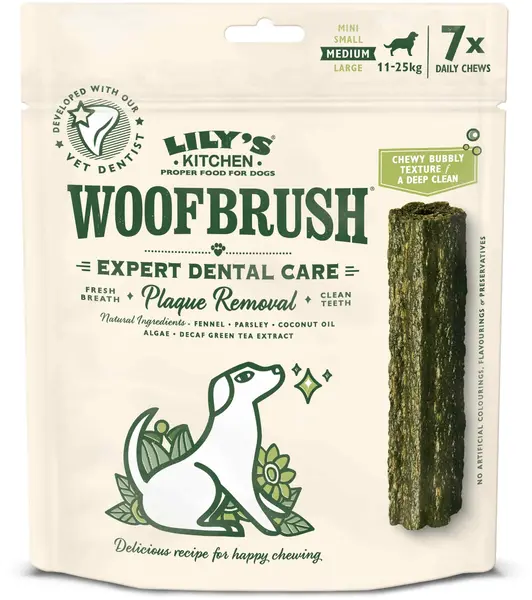 LILY'S KITCHEN Woofbrush Dental Recompensă pentru câini