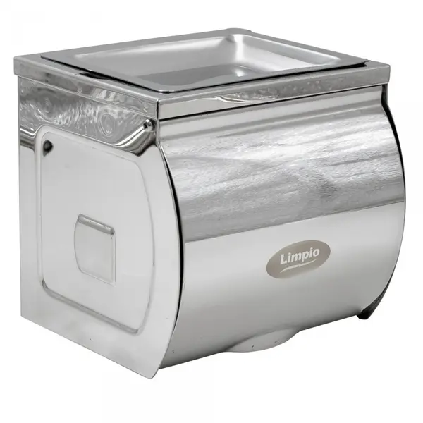Limpio Dispenser hartie igienica scrumiera Limpio TD 10 W3, Argintiu