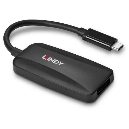 Lindy Adaptor Lindy LY-43337, USB-C - DisplayPort, Negru