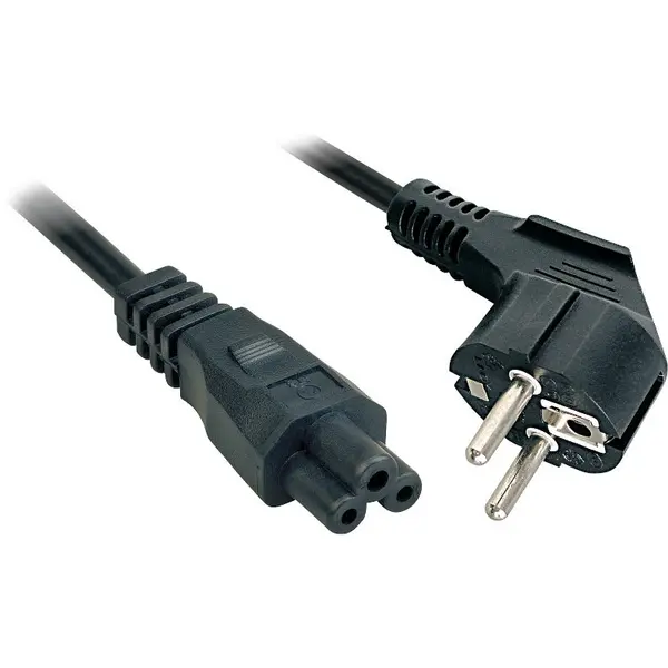 Lindy Cablu componente LINDY Schuko Male - IEC 320 C5 Female, 2m, Negru