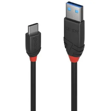 Lindy Cablu de date Lindy LY-36915, USB - USB-C, 0.5m, Black