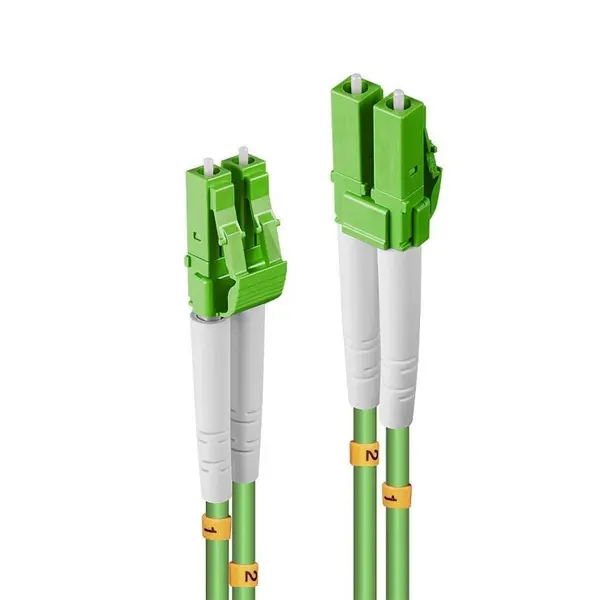 Lindy Cablu fibra optica duplex Multimode LC - LC OM5 verde 20m, Lindy L46316