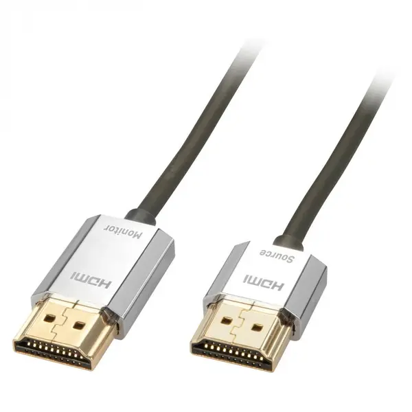 Lindy Cablu HDMI activ 4K60Hz Premium CROMO Slim T-T 3m, Lindy L41675