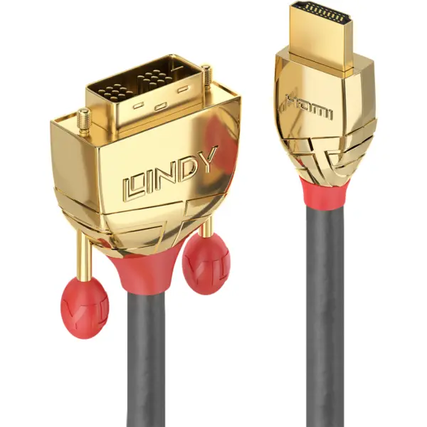 Lindy Cablu HDMI la DVI-D Gold Line T-T 2m, Lindy L36195