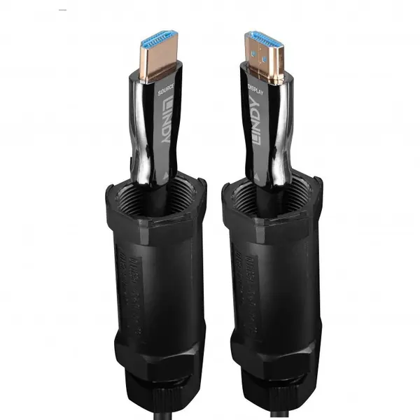 Lindy Cablu Lindy L38527, Armoured fibra Optica Hybrid HDMI 8K60Hz, 10m