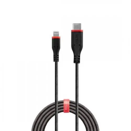 Lindy Cablu Lindy LY-31287, USB-C - Lightning, 2m, Black