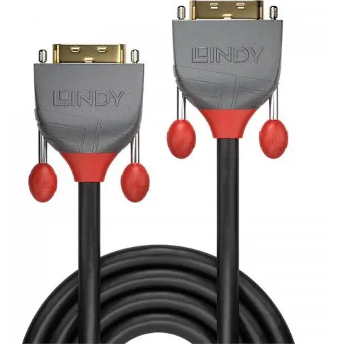 Lindy Cablu Lindy LY-36222, DVI-D - DVI-D, 2m, Gray
