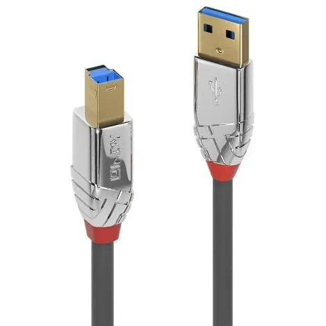 Lindy Cablu Lindy LY-36663, USB 3.0 - USB-B, 3m, Gray