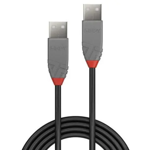 Lindy Cablu Lindy LY-36694, USB 2.0 - USB 2.0, 3m, Black