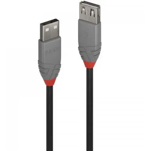 Lindy Cablu Lindy LY-36704, USB 2.0 Male - USB 2.0 Female, 3m, Black