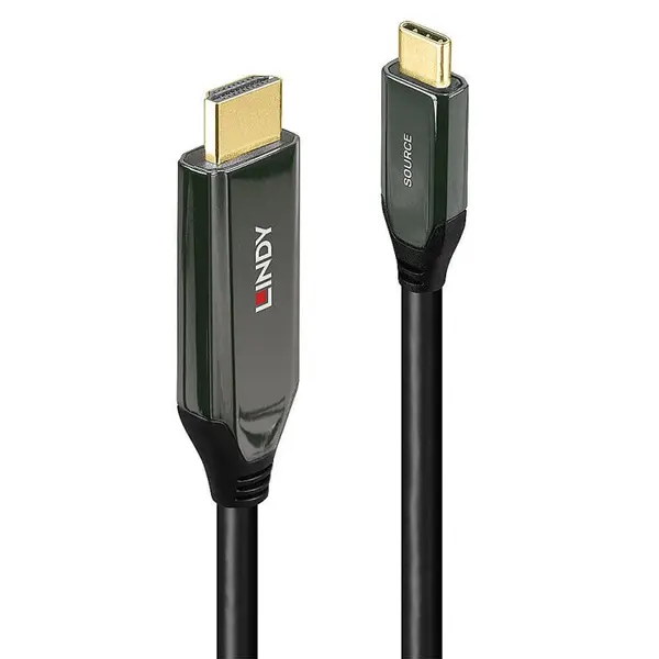 Lindy Cablu USB Type C la HDMI 8K60Hz/4K120Hz T-T 1m, Lindy L43367