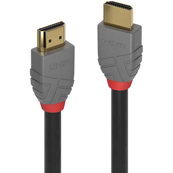 Lindy Cablu video LINDY Anthra, HDMI Male - HDMI Male, v1.4, 20m, Negru-Gri