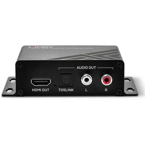 Lindy Lindy extractor Audio HDMI 4K60, interfata HDMI 2.0, latime de banda 18Gbps, interfata audio: SPDIF, analog L-R, Negru