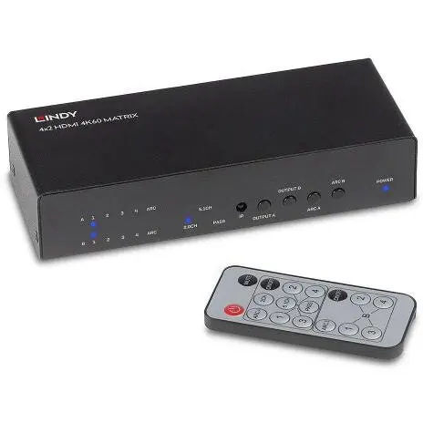 Lindy Switch Video Lindy LY-38084, 4x HDMI