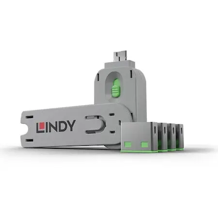 Lindy USB Type A Port Blocker Key Lindy LY-40453, 4 bucati