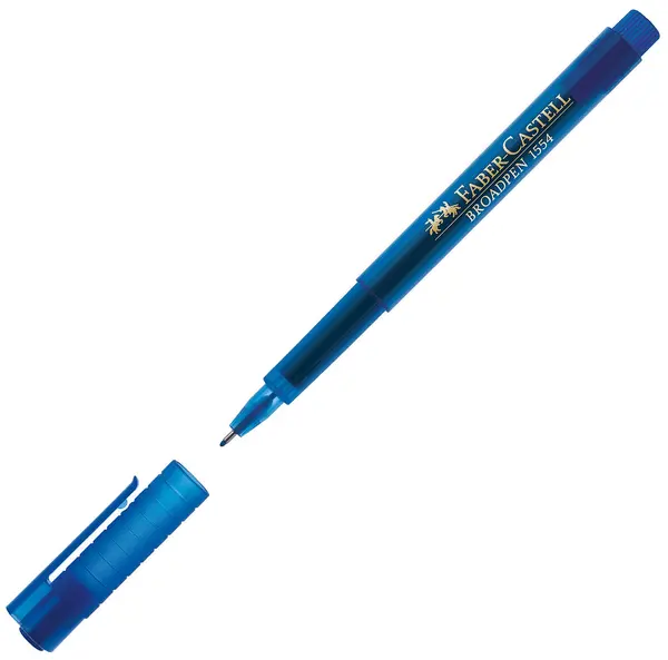 Liner Faber-Castell 1554 - Albastru, 0.8 mm