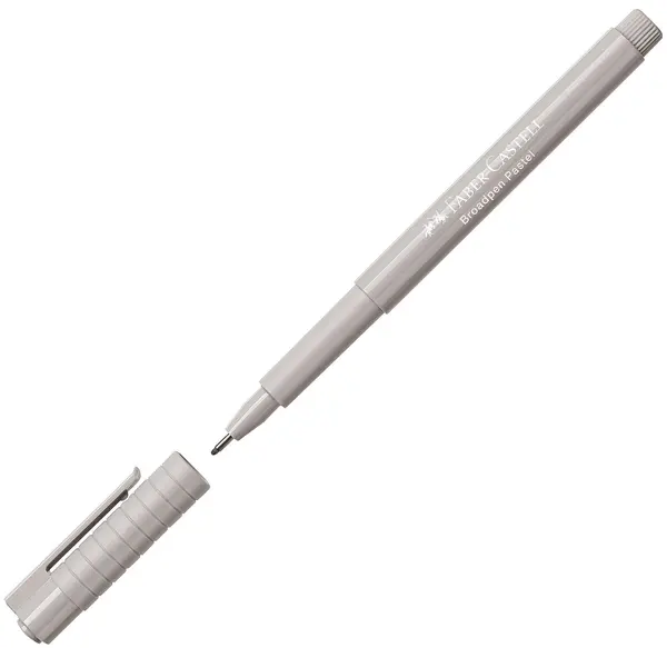 Liner Faber-Castell 1554 - Gri pastel, 0.8 mm