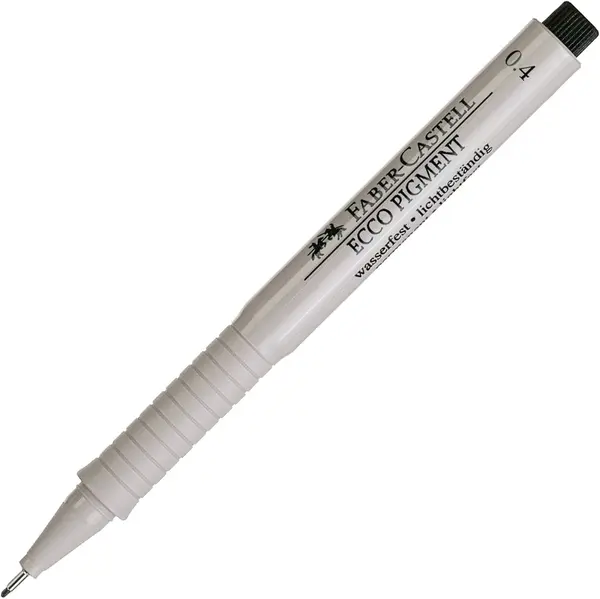 Liner Faber-Castell Ecco Pigment - 0,4 mm, negru