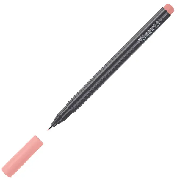 Liner Faber-Castell Grip - Violet pal, 0.4 mm