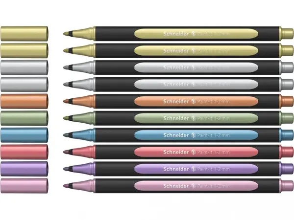 Liner metalic pentru activitati crafts Paint-It 020 1-2 mm,10 bucati set