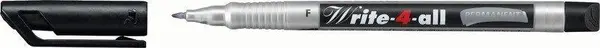 Liner permanent Stabilo - Write-4-All, 0.7 mm, negru