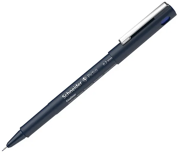 Liner Schneider Pictus - 0.2 mm, albastru