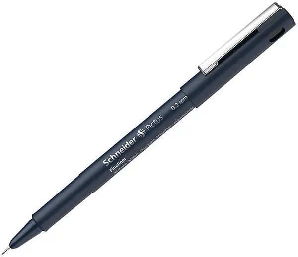 Liner Schneider Pictus - 0.2 mm, negru