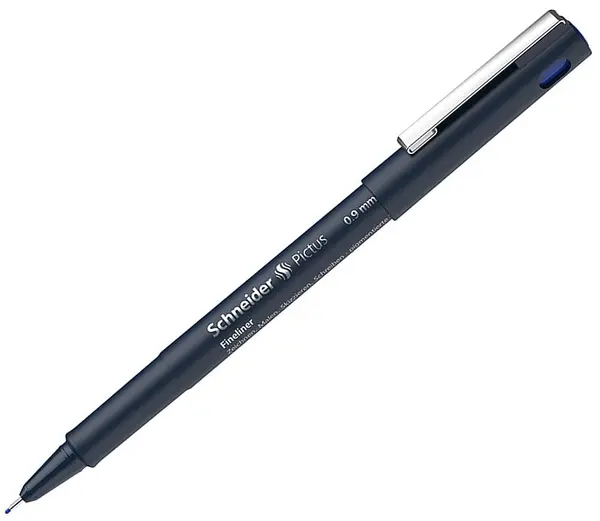 Liner Schneider Pictus - 0.9 mm, albastru