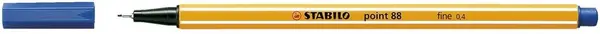 Liner Stabilo Point 88 - albastru, 0.4 mm