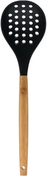 Lingură crestată din silicon Estia - Bamboo Essentials, 33 x 8,5 x 5,7 cm