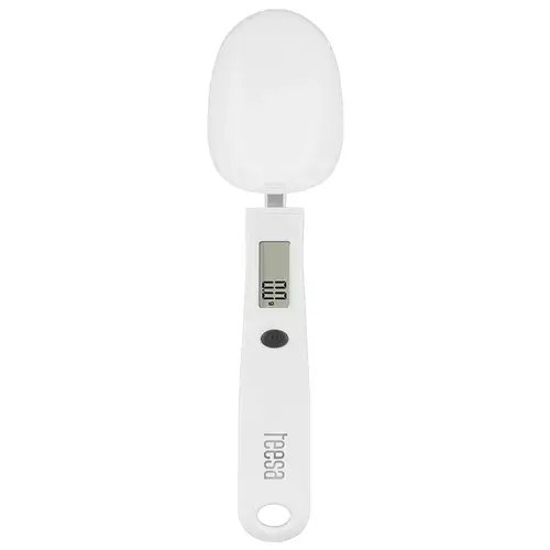 Lingura cu cantar Teesa TSA0816, Afisaj LCD, Max 300 g (Alb)