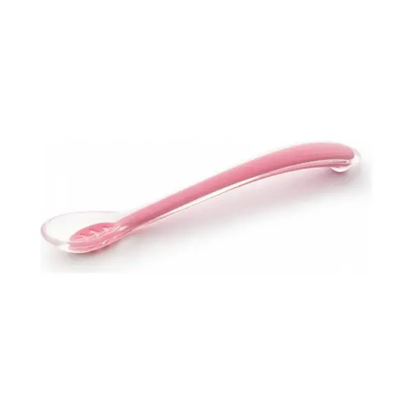 Lingura din silicon Canpol pink 4 luni +
