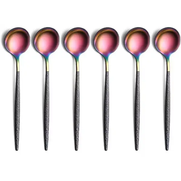 Linguri din Inox, Berglander, Multicolor, 10 Bucati