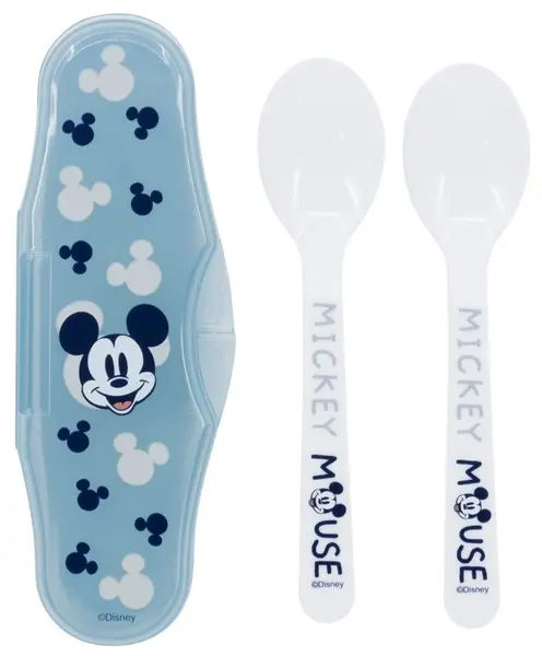 Linguri din polipropilenă într-o cutie Stor - Mickey Mouse Full Of Smiles, 2 buc