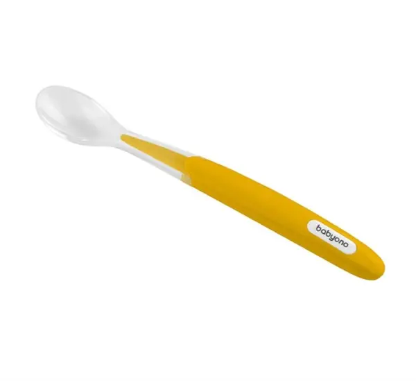 Lingurița de silicon Babyono - gelben