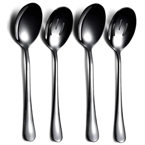 Lingurite din Inox Berglander, Negru, 4 Bucati