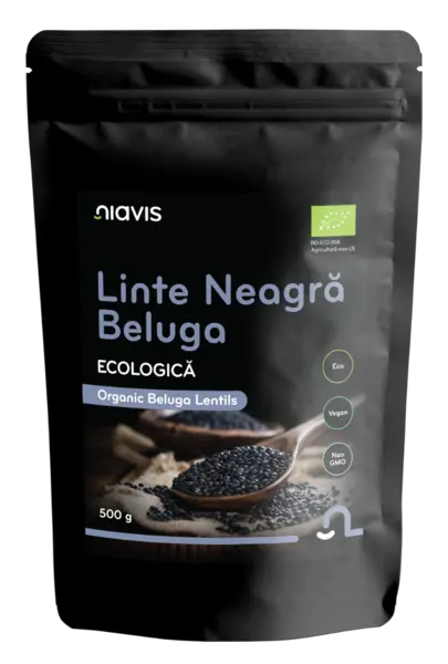 Linte neagra Beluga, 500g, Niavis