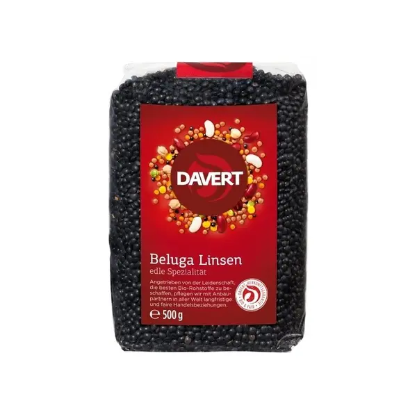 Linte neagra Beluga bio 500g DAVERT