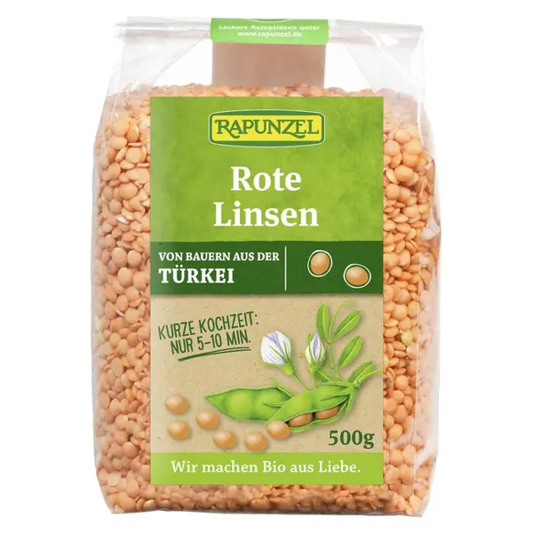 Linte rosie decojita, eco - 500 g