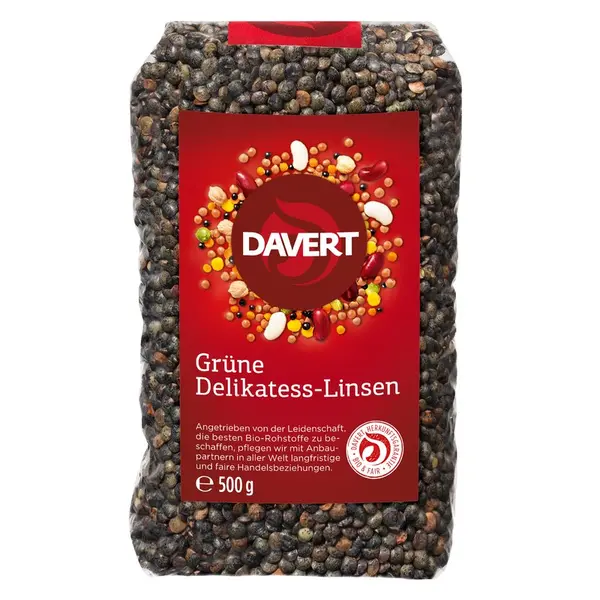 Linte verde Du Puy bio 500g DAVERT