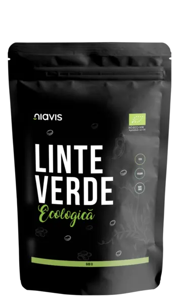 Linte verde ecologica, 500g, Niavis